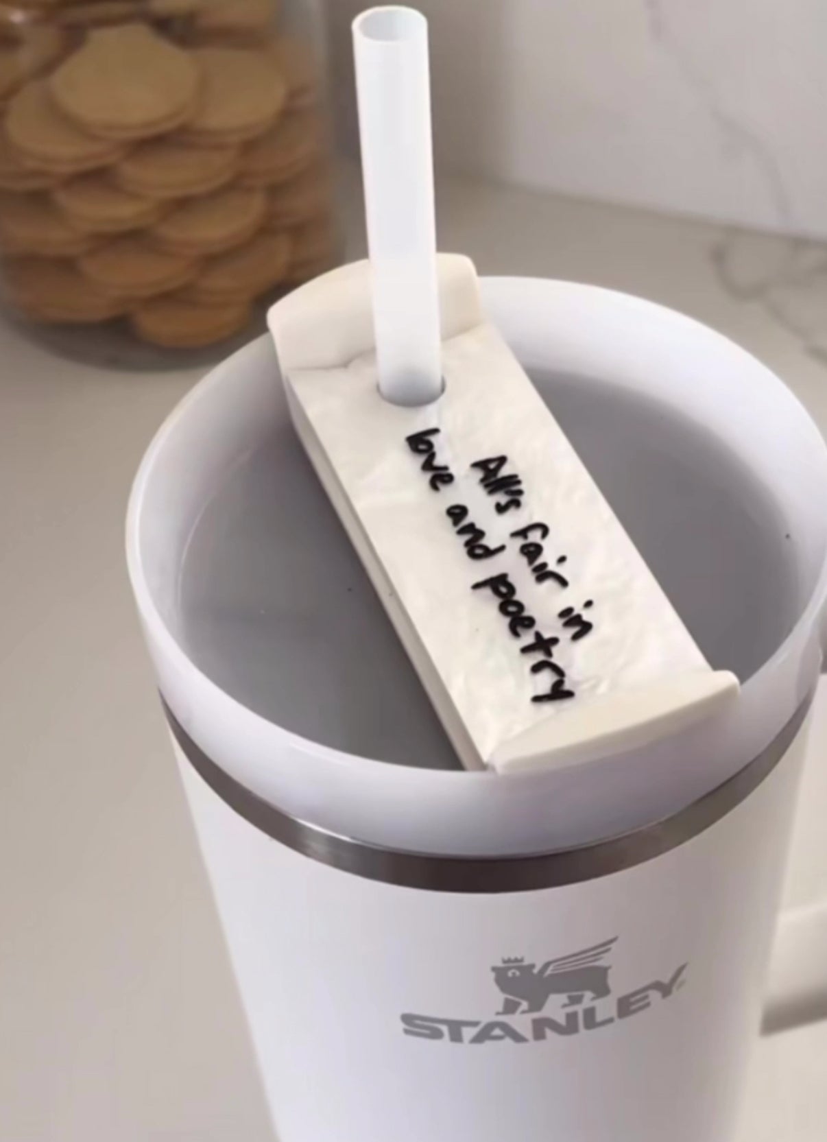 Customized H20 Tumbler lid Topper 20oz, 30oz and 40oz