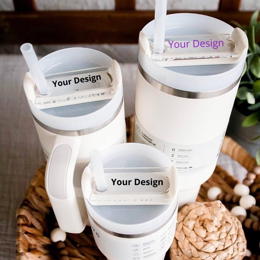 Customized H20 Tumbler lid Topper 20oz, 30oz and 40oz