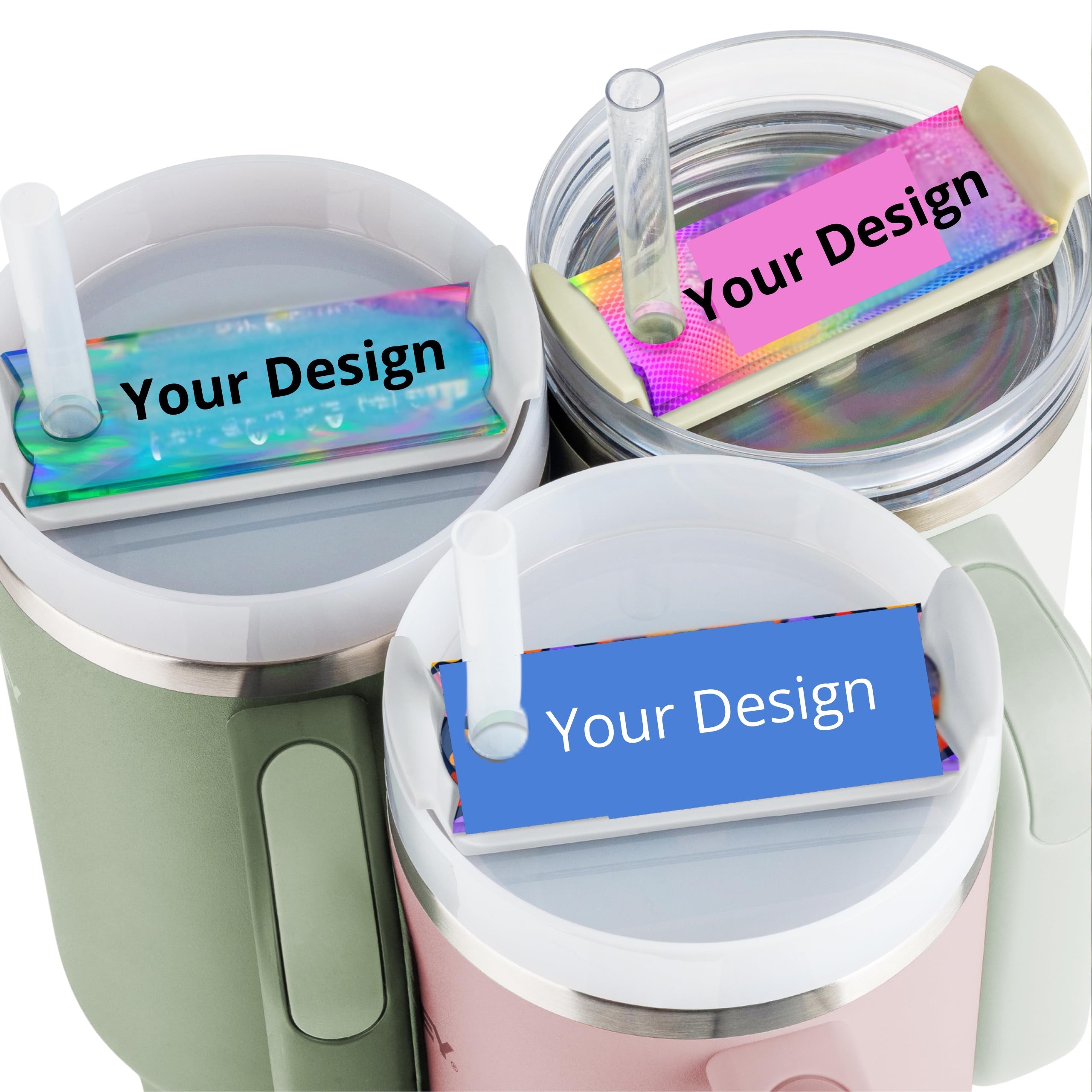 Customized H20 Tumbler lid Topper 20oz, 30oz and 40oz